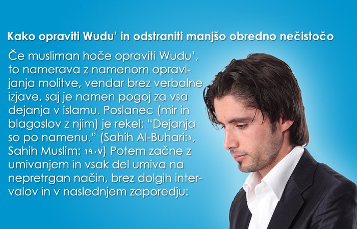 Način opravljanja delnega umivanja (Wudu’)